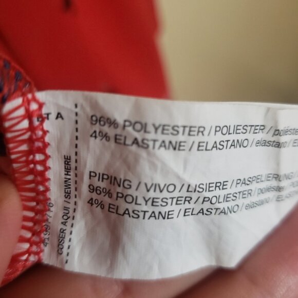 Mango MNG Orange Red Floral Wrap Dress, 6 - Picture 8 of 8